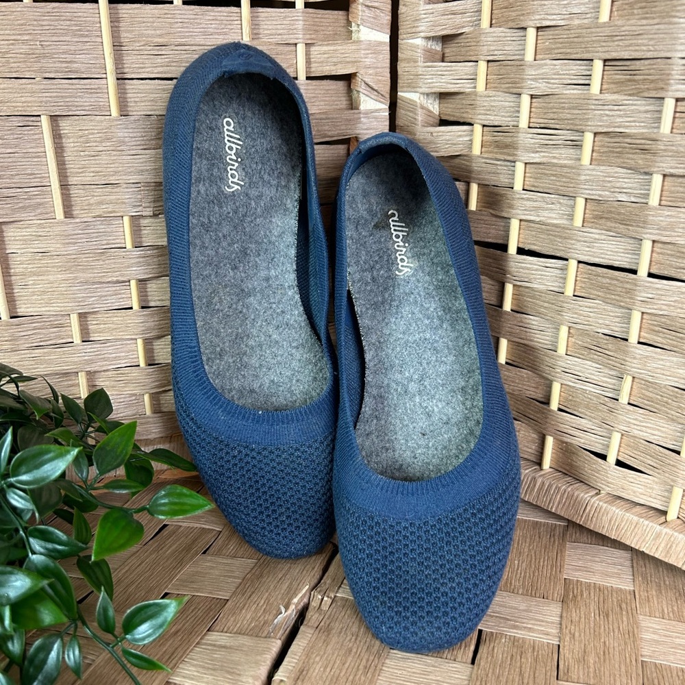 allbirds Navy Blue Women’s Flats